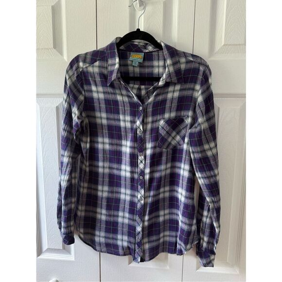C&C California Small Plaid Button Down Shirt - Picture 1 of 5